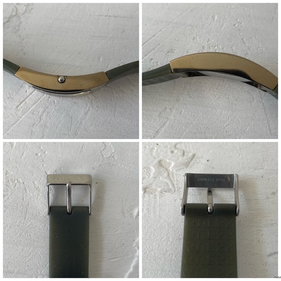 Vintage Y2K Guess Watch Rubber Stainless Steel Retro Watch - Picture 10 of 10